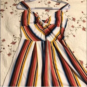 Multi-Colored Derek💗Heart Stripe Dress